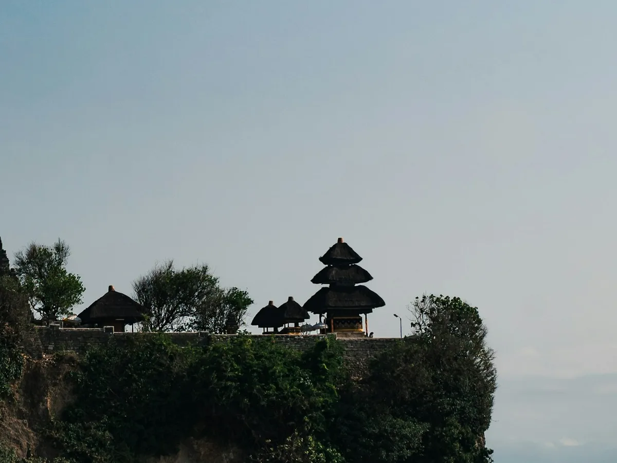 Uluwatu Temple perched on a coastal clifftop